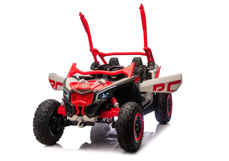 Batteridriven åkbil CAN-AM Maverick Turbo RR röd