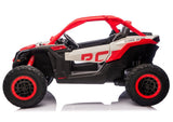 Batteridriven åkbil CAN-AM Maverick Turbo RR röd
