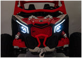 Batteridriven åkbil CAN-AM Maverick Turbo RR röd