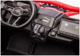 Batteridriven åkbil CAN-AM Maverick Turbo RR röd
