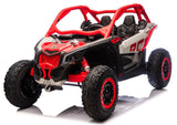 Batteridriven åkbil CAN-AM Maverick Turbo RR röd