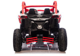 Batteridriven åkbil CAN-AM Maverick Turbo RR röd
