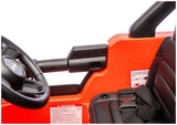 Batteridriven åkbil Jeep Rubicon 4x4 för barn, orange