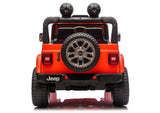 Batteridriven åkbil Jeep Rubicon 4x4 för barn, orange