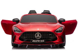 Batteridriven åkbil Mercedes GT63 AMG röd för barn