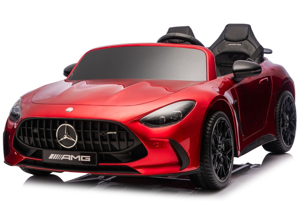 Batteridriven åkbil Mercedes GT63 AMG röd för barn