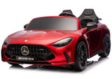 Batteridriven åkbil Mercedes GT63 AMG röd för barn