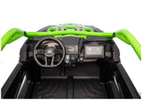 Batteridriven åkbil för barn CAN-AM Maverick Turbo RR grön