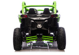 Batteridriven åkbil för barn CAN-AM Maverick Turbo RR grön