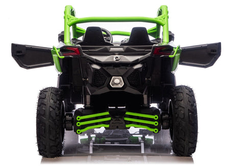 Batteridriven åkbil för barn CAN-AM Maverick Turbo RR grön