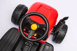 Batteridriven leksakstraktor röd BBH-030 för barn