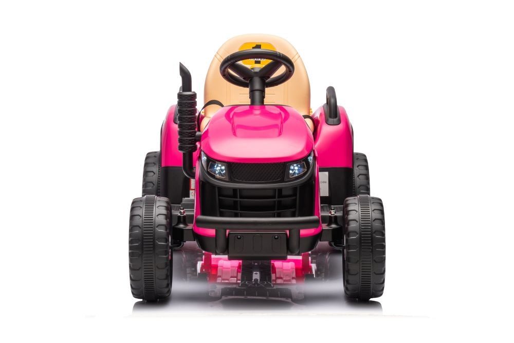 Batteridriven lektraktor för barn rosa BBH-030
