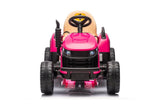 Batteridriven lektraktor för barn rosa BBH-030
