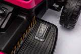 Batteridriven lektraktor för barn rosa BBH-030