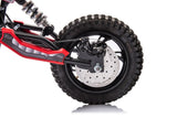 Batteridriven motocrosscykel röd A9901 för barn
