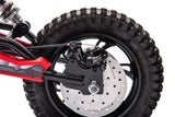 Batteridriven motocrosscykel röd A9901 för barn