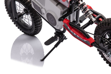 Batteridriven motocrosscykel röd A9901 för barn