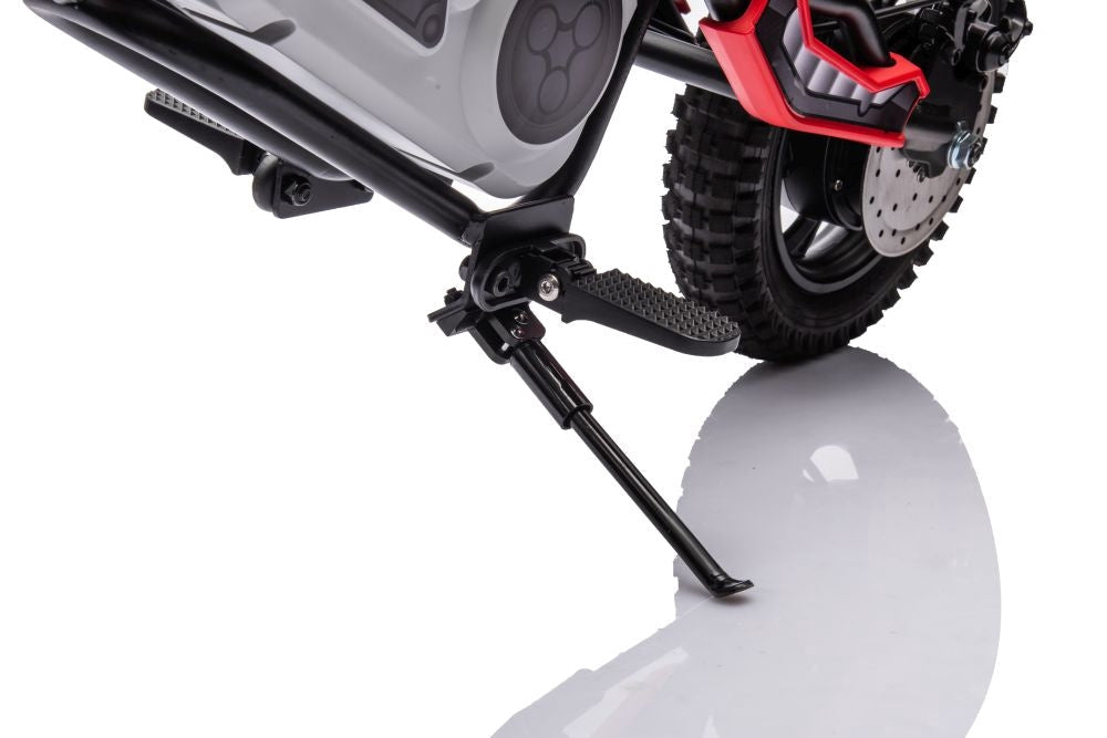 Batteridriven motocrosscykel röd A9901 för barn