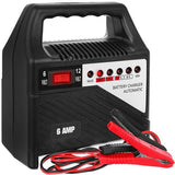 Batteriladdare 6V/12V 6A för bil och motorcykel blybatteri