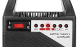 Batteriladdare 6V/12V 6A för bil och motorcykel blybatteri