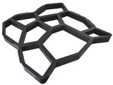 Betongform för gångplattor kattansikte 45x45x4,5 cm återanvändbar