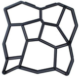 Betongform för gångplattor kattansikte 45x45x4,5 cm återanvändbar