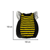 Bie-kostym barn S 100-110 cm med vingar och antenner