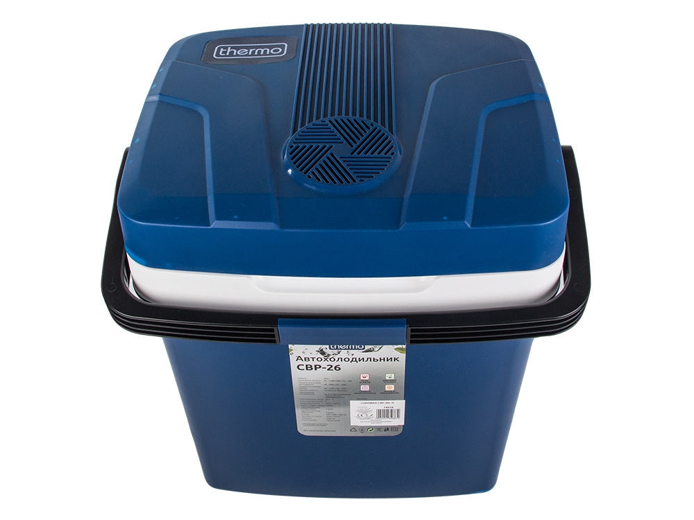 Bilkylbox 26L 12V/230V med kyl- och värmefunktion 42x29x36 cm