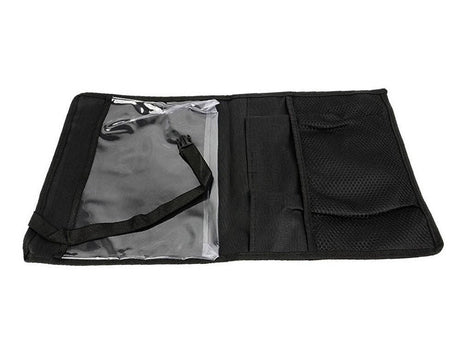 Bilorganisatör för ryggstöd med 3 fickor 50x28 cm svart