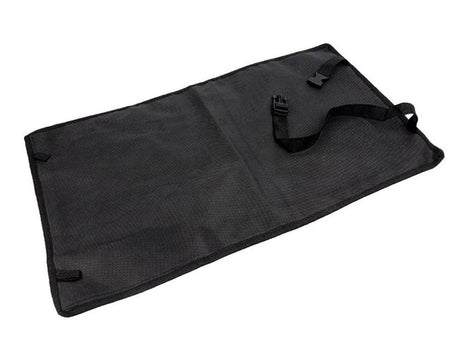 Bilorganisatör för ryggstöd med 3 fickor 50x28 cm svart