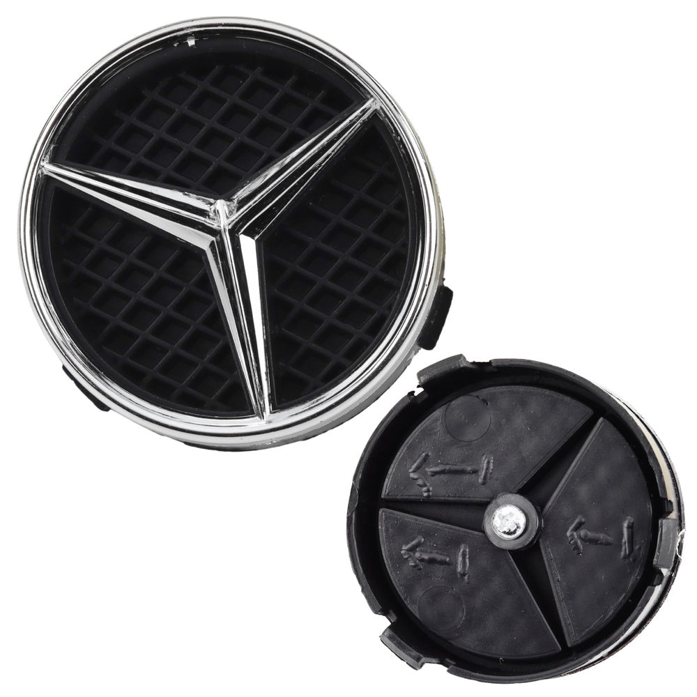 Bilskydd med emblem 7 cm i plast, 1-pack