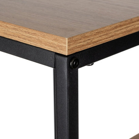 Blomsterställ 3 nivåer metall/MDF 67 cm svart 15 kg per hylla