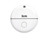 Bluetooth spårningsbricka Find My iOS för nycklar/plånbok vit Ø3 cm