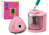 Blyertsslip med behållare rosa 6–8 mm manuell/elektrisk + extra kniv