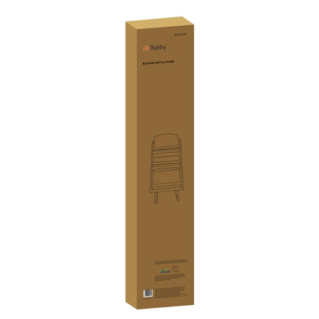 Bokhylla barn 3 hyllor MDF vit 95x50x15 cm