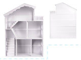 Bokhylla barn husform lekstuga XXL MDF/trä 116x82,5x30 cm