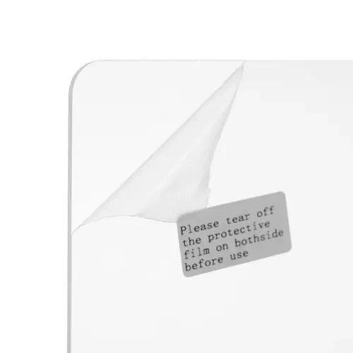 Bokstöd i transparent akryl 18,5x12x12 cm 6-pack