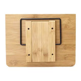 Bokställ i bambu justerbart för böcker/surfplatta/laptop 28 cm