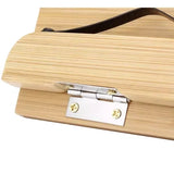 Bokställ i bambu justerbart för böcker/surfplatta/laptop 28 cm