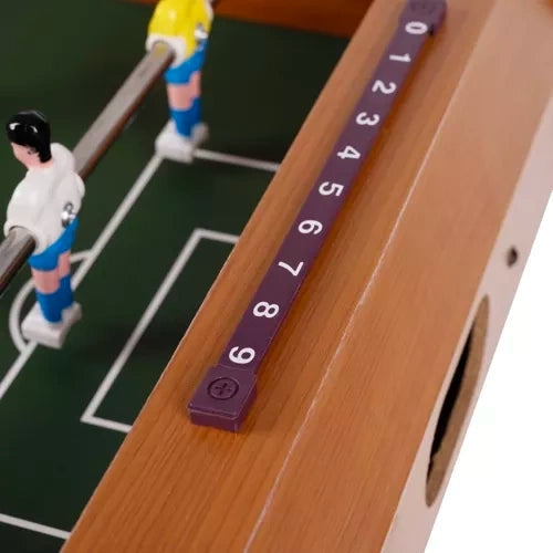 Bordfotboll 50x10x51,5 cm med poängräknare, 12 spelare, 2 bollar