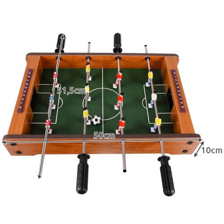 Bordfotboll 50x10x51,5 cm med poängräknare, 12 spelare, 2 bollar