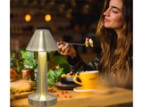 Bordslampa LED uppladdningsbar touch dimbar 3 lägen koppar 23,5 cm