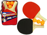 Bordtennisset 2 racketar + 3 bollar i förpackning, från 6 år
