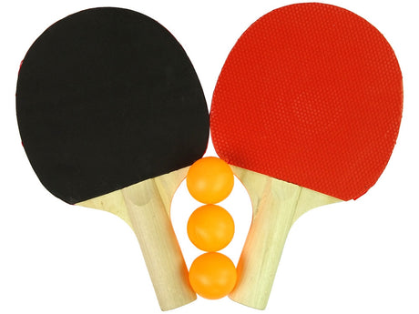 Bordtennisset 2 racketar + 3 bollar i förpackning, från 6 år
