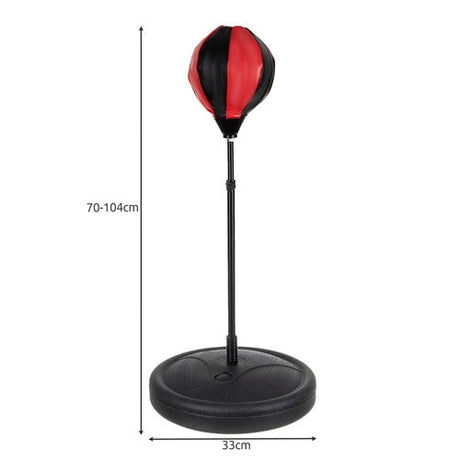 Boxningsset barn med boxningssäck, punchball & handskar, 70-104 cm