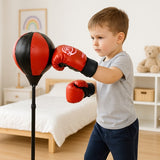 Boxningsset barn med boxningssäck, punchball & handskar, 70-104 cm