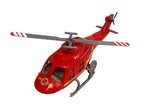 Brandfordon leksaksset med helikopter ljus/ljud inkl. varningsstolpar