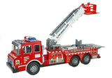Brandmansset med stor brandbil 49 cm, hjälm, ATV, 2 figurer & tillbehör
