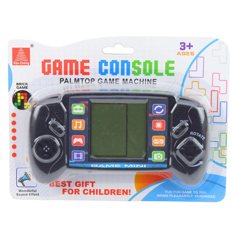 Bärbar Tetris spelkonsol med LCD-skärm, svart, 2x AA