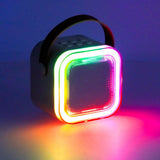 Bärbart karaoke-set Bluetooth-högtalare 6W + mikrofon rosa
